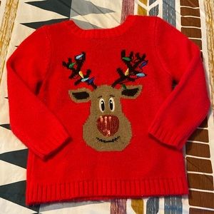 Toddler 3t reindeer Christmas sweater